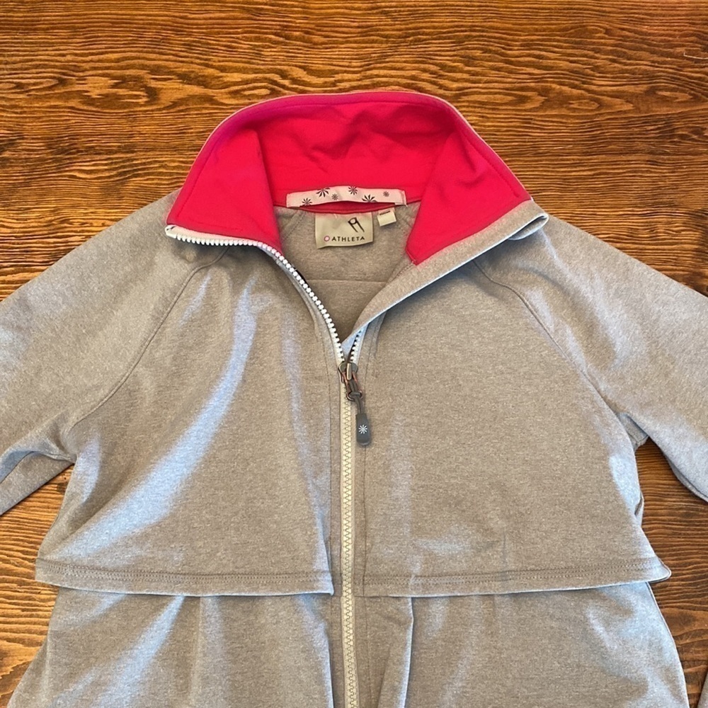 𝅺ATHLETA zip athletic jacket - Picture 2 of 4